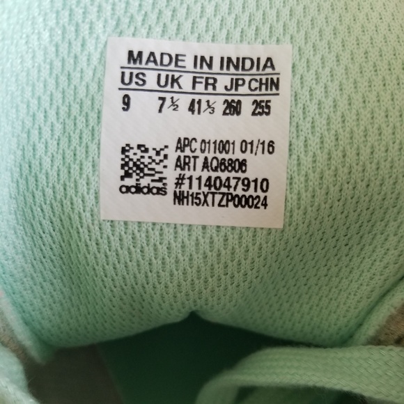 Adidas Stan Smith W Frog Green Leather Trainers - Picture 7 of 8